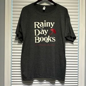 Rainy Day Books graphic tee